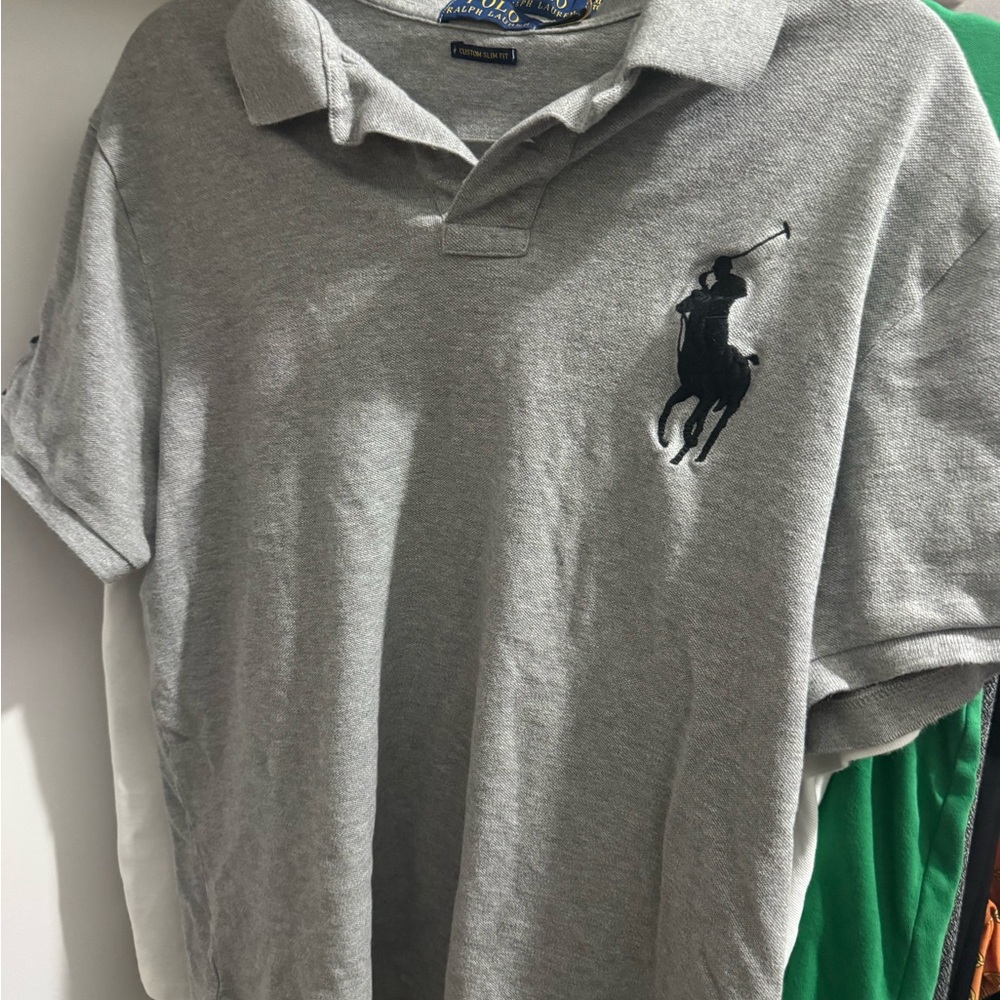 Polo by Ralph Lauren Gray Men's Shirt